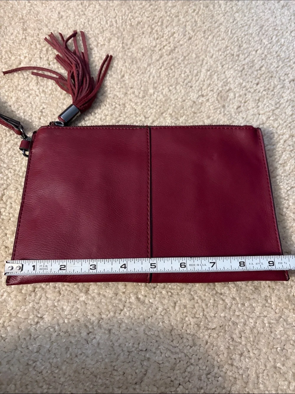 Inc International Concepts Women’s Molyy Party Wristlet Clutch In Burgundy